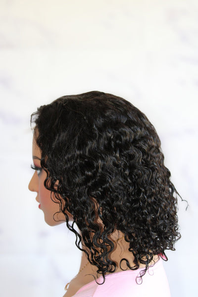 4x4 Water wave Frontal Wig - 12 inch - Thalo Wigs