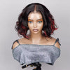 Black wavy lace wig with pre-plucked hairline - Thalo Wigs