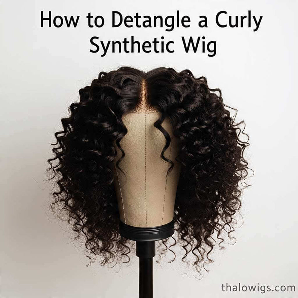 How to Detangle a Curly Synthetic Wig | Easy Guide
