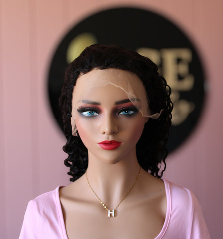 13x4 Deep wave Frontal Wig with 4c hairline - Thalo Wigs