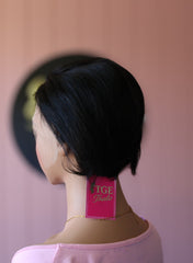 13x4 Frontal Pixie Wavy Wig with side part - Thalo Wigs