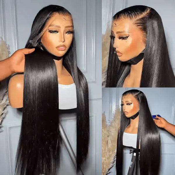 13x4 Glueless HD Bone Straight Lace Wig - Thalo Wigs