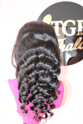 13x4 HD Loose Deep Frontal Wig with Pre - Plucked hairline - Thalo Wigs