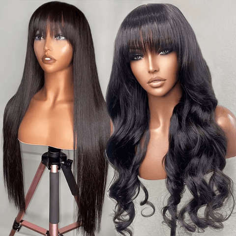 13x4 Loose Wave Lace wig with Bang - Thalo Wigs