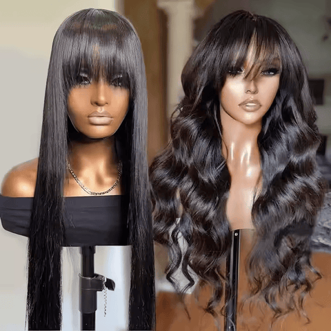 13x4 Loose Wave Lace wig with Bang - Thalo Wigs