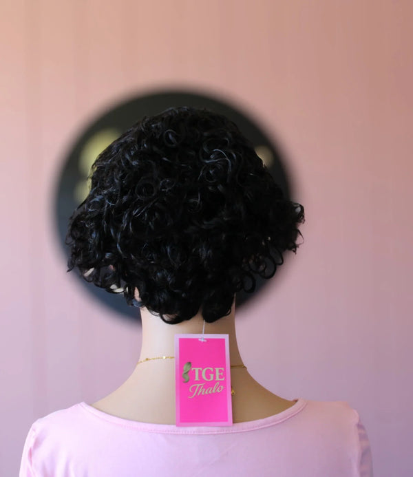13x4 Pixie Curls Frontal wig with Pre-Plucked hairline - Thalo Wigs