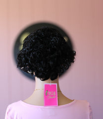 13x4 Pixie Curls Frontal wig with Pre - Plucked hairline - Thalo Wigs