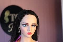 13x4 Straight Kinky frontal wig with 4c hairline - 18 inch - Thalo Wigs