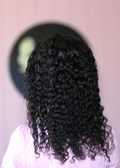 13x4 Water wave Closure Wig with 4c hairline - 18 inches - Thalo Wigs