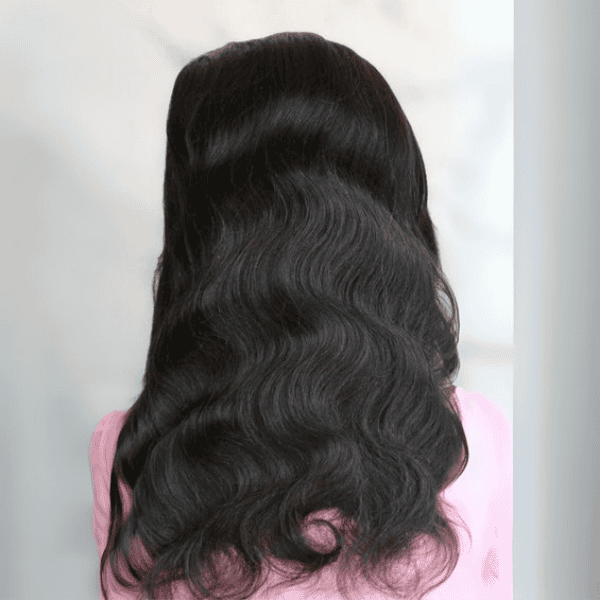 13x4 Glueless Body wave Frontal Wig with Pre-plucked hairline