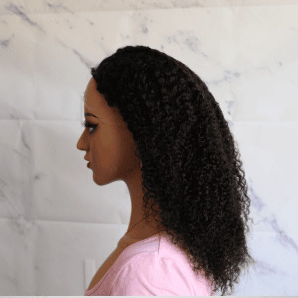 13x4 Kinky Curly Frontal Wig – Natural 4C Hairline Look