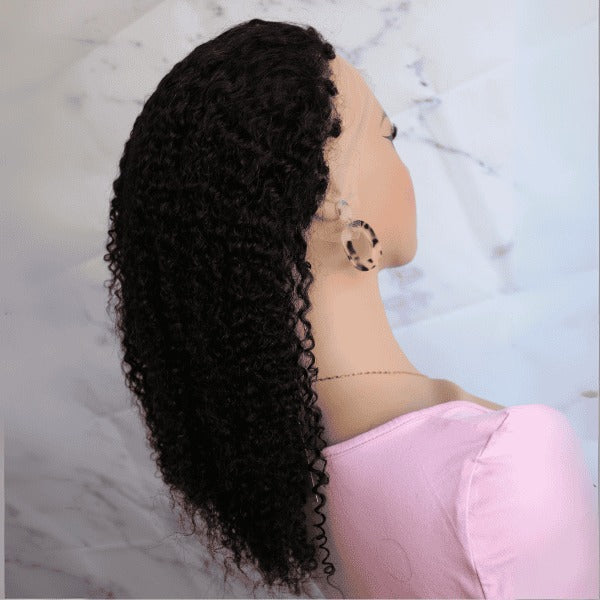 13x4 Kinky Curly Frontal Wig – Natural 4C Hairline Look