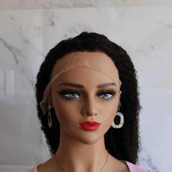 13x4 Kinky Curly Frontal Wig – Natural 4C Hairline Look