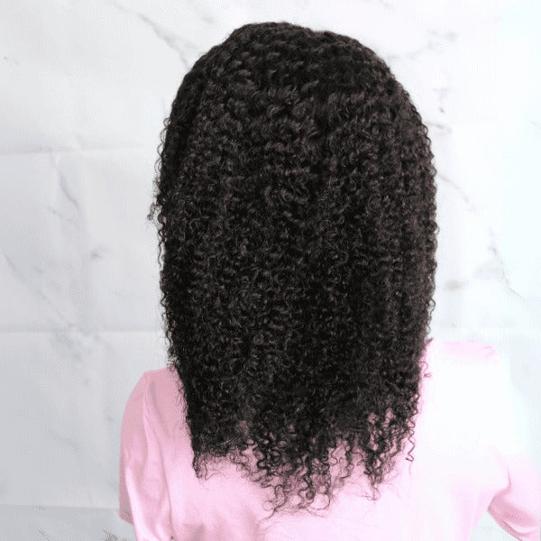 13x4 Kinky Curly Frontal Wig – Natural 4C Hairline Look