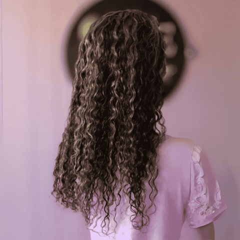 13x4 Water wave Frontal Wig with balayage highlights