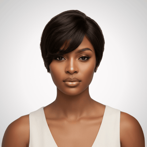 Sleek Diva Pixie|13x4 HD with side part|Pre-Everything