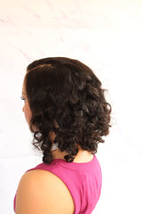 14 inch 13x4 Glueless back Curls Closure Wig with side part - Thalo Wigs