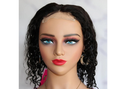 4x4 Water wave Frontal Wig -12 inch