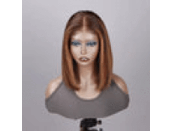 Highlight bob lace wig with pre-plucked hairline - Thalo Wigs