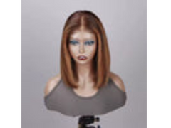 5x5 Glueless Bob lace wig - Highlight colored
