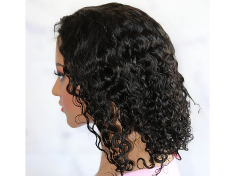 4x4 Water wave Frontal Wig -12 inch