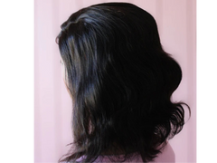13x4 Body wave 12 inches Frontal Wig with Side Bang