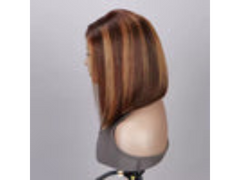 5x5 Glueless Bob lace wig - Highlight colored