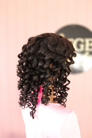 4x4 Loose deep Closure Wig with Pre - plucked hairline - Thalo Wigs
