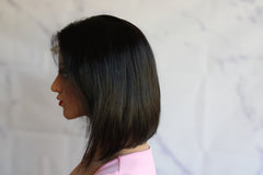 4x4 Straight Bob Lace Wig with Middle Part - Thalo Wigs