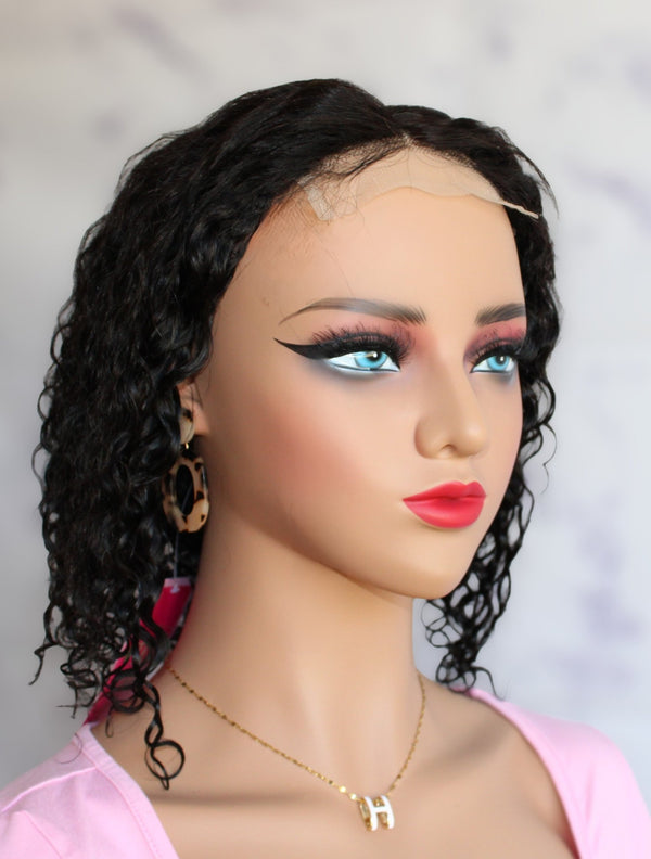 4x4 Water wave Frontal Wig - 12 inch - Thalo Wigs