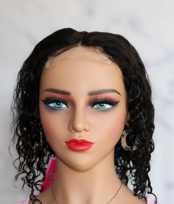 4x4 Water wave Frontal Wig - 12 inch - Thalo Wigs