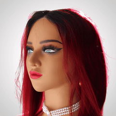 4x4 Burgundy Bob Closure Wig – Natural, Soft & Easy to Style