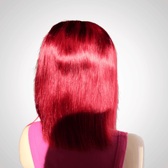 4x4 Burgundy Bob Closure Wig – Natural, Soft & Easy to Style