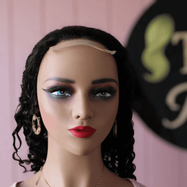 4x4 Deep wave Closure wig with Pre-plucked hairline -18 inches