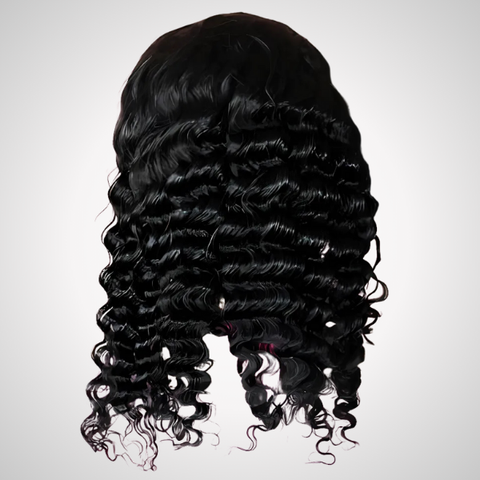 4x4 Deep wave Closure wig with Pre-plucked hairline -18 inches