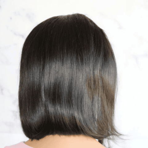4x4 Straight Bob Lace Wig with Middle Part