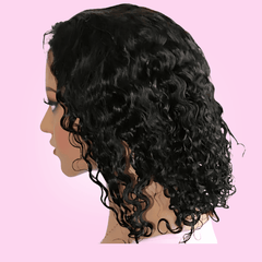 4x4 Water wave Frontal Wig -12 inch