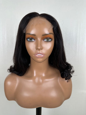 5x5 HD Fumi Curls Frontal Wig with Pre - Plucked hairline - Thalo Wigs