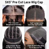 Glueless 5x5 layered HD wig