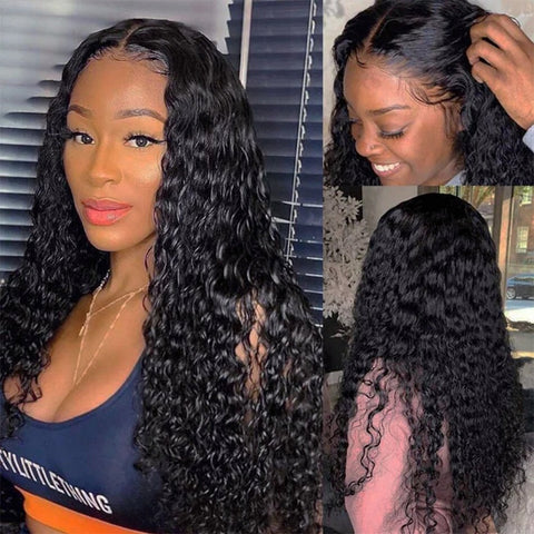 13x4 frontal Water curls wig
