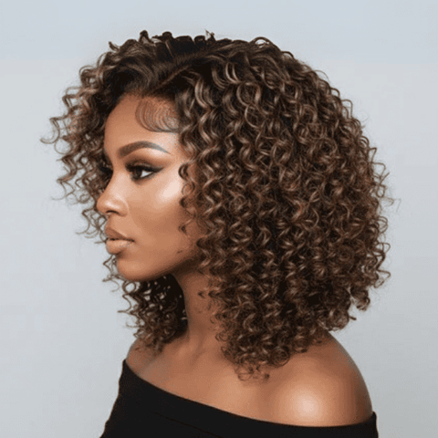 Caramel Glow Curls |13x4 HD with Side part |Pre-Everything