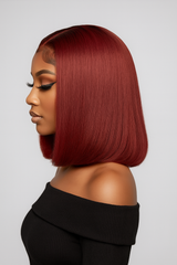 Garnet Chic | 13x4 colored lace bob closure