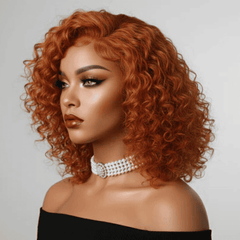 Copper Glow Curls  13x4 HD with side part| Pre-everything