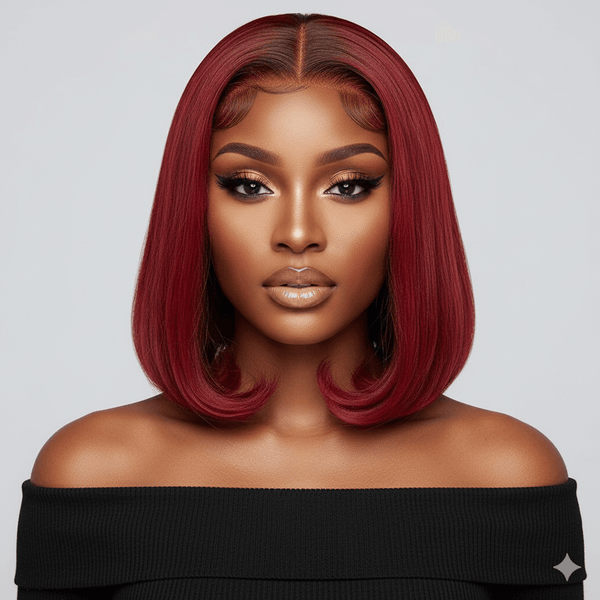 Garnet Chic bob wig human hair