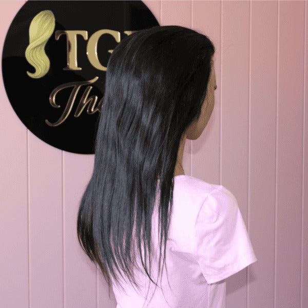 13x4 Pre-Cut Straight lace Wig- 18 inches