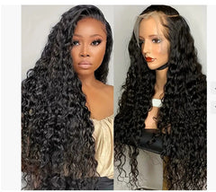 13x4 frontal Water curls wig