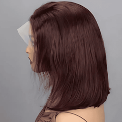 Deep Burgundy Bob Wig | 13x4 HD