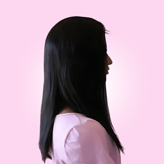 13x4 & 4x4 Double Drawn Closure Wig – 14” Human Hair, Pre-Plucked Hairline