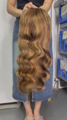 13x4 Highlight Body Wave Frontal Wig - 18 inches